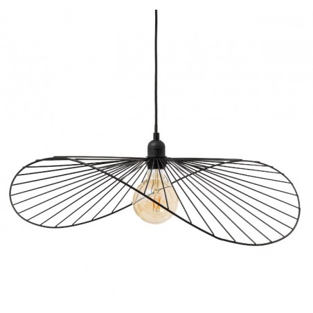 Suspension "Adelia" Métal noir, D.58 cm