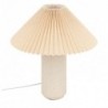 Lampe à poser Porcelaine, Beige, H.38 cm