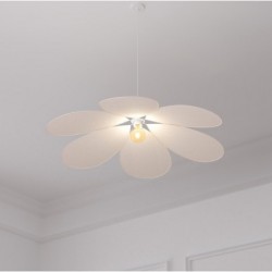 Suspension pétales Beige, D.72 cm,suspensions naturelles