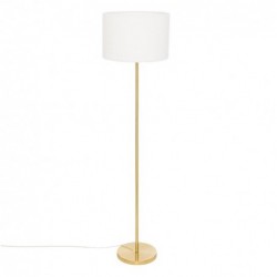 Lampadaire droit "Tina" Bouclette, pied doré, H.150 cm