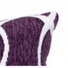 Housse de coussin "Jeni", chenille Violet, 50x30 cm