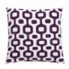 Housse de coussin "Jeni", chenille Violet, 40x40 cm