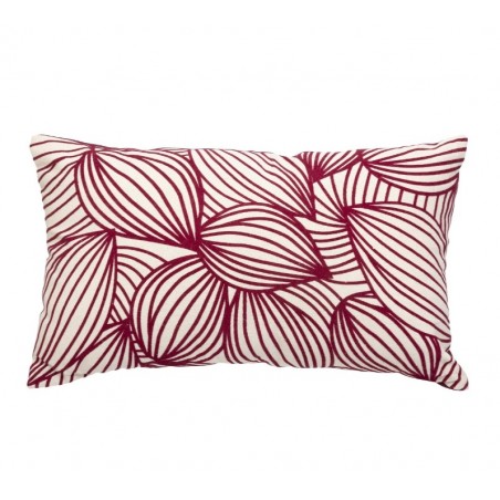 Coussin "Automn" Rouge rubis, 30x50 cm