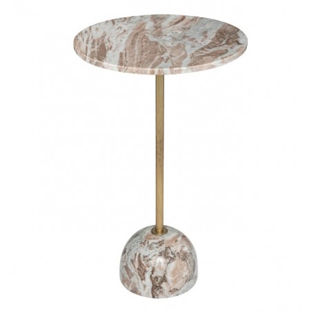 Table d'appoint "Nema" Beige, D.35 cm