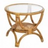 Table d'appoint "Farah" Rotin, D.59 cm