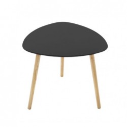 Tables gigognes "Mileo" Noir, L.34/46/60 cm