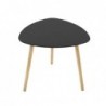 Tables gigognes "Mileo" Noir, L.34/46/60 cm