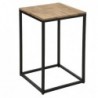 Table d'appoint "Edena" Acacia, 42x42 cm