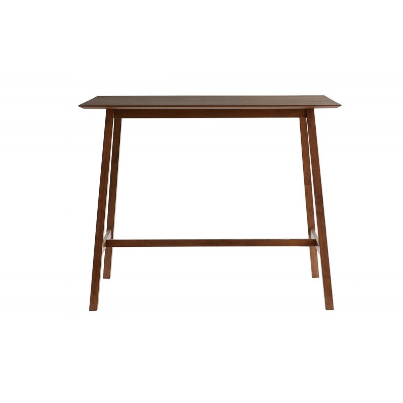 Table de bar noyer L130 cm RUSSELL