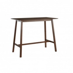 Table de bar noyer L130 cm RUSSELL