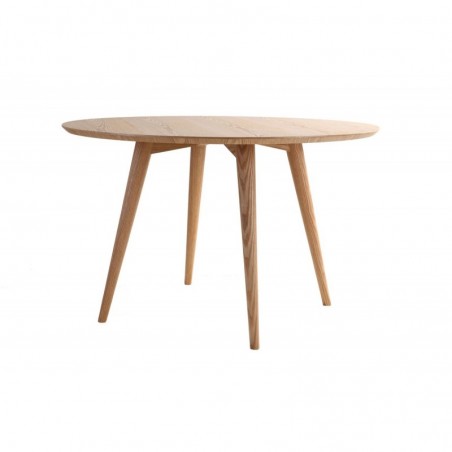 Table à manger ronde frêne D120 cm