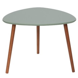 Tables gigognes "Mileo" Vert, Jaune ocre, Blanc