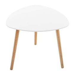 Tables gigognes "Mileo" Blanc, L.34/46/60 cm