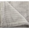 Plaid "Andrew" flanelle Gris 125x150 cm