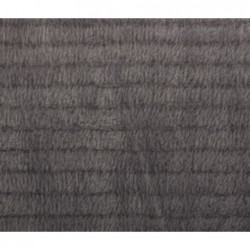 Plaid "Andrew" flanelle Noir Gris 125x150 cm