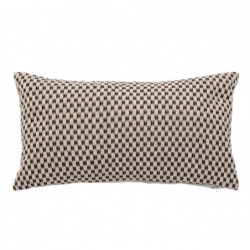 Coussin jacquard "Zaika" Beige Lin, 30x50 cm