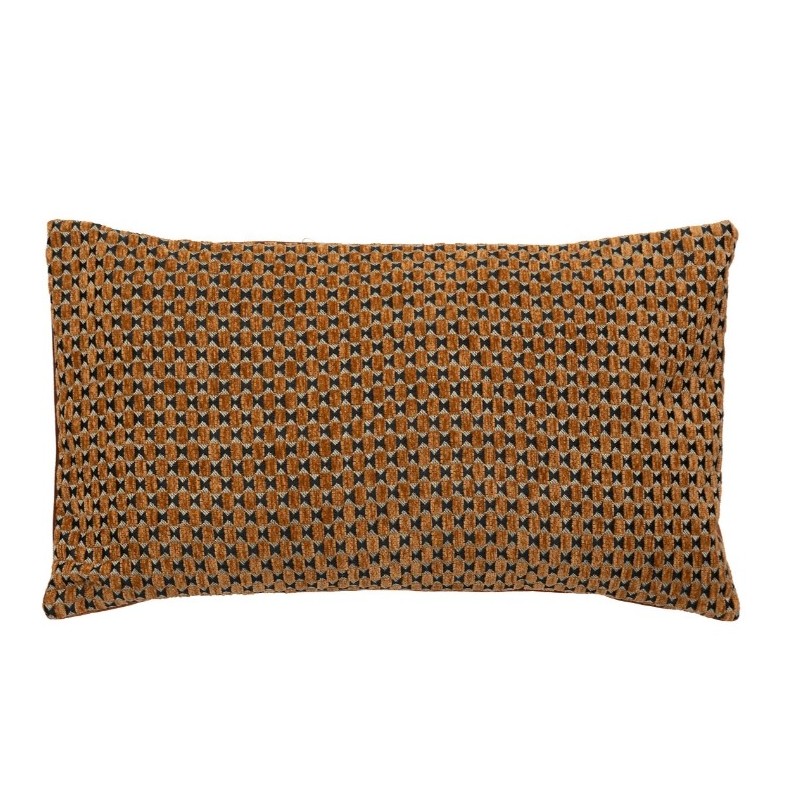 Coussin jacquard "Zaika" Marron, 30x50 cm