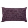 Coussin jacquard "Zaika" Violet, 30x50 cm