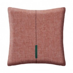 Coussin "Linah", coton Rose terracotta, 55x55 cm