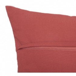 Coussin "Linah", coton Rose terracotta, 55x55 cm