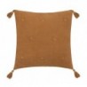 Coussin "Jamana" Marron cannelle, 40x40 cm