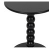 Table à café Chamlo - Noir,D.38 cm