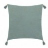 Coussin "Jamana" Vert céladon, 40x40 cm