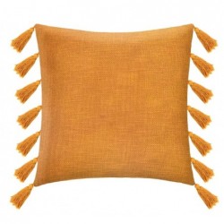 Coussin "Gypsy" Jaune moutarde, 50x50 cm