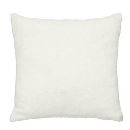 Coussin "Kodi" Blanc ivoire, 45x45 cm