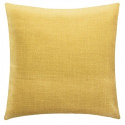 Coussin "Clem"Jaune moutarde, 40x40 cm