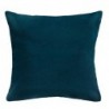 Coussin "Feuille" Bleu canard, 40x40 cm