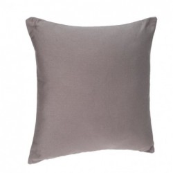 Coussin déhoussable, coton,Gris, 38x38 cm