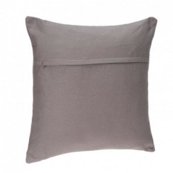 Coussin déhoussable, coton,Gris, 38x38 cm