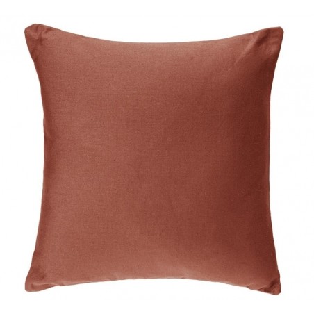 Coussin déhoussable, coton,Rose terracotta, 38x38 cm