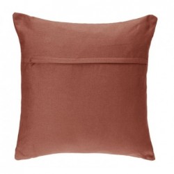 Coussin déhoussable, coton,Rose terracotta, 38x38 cm