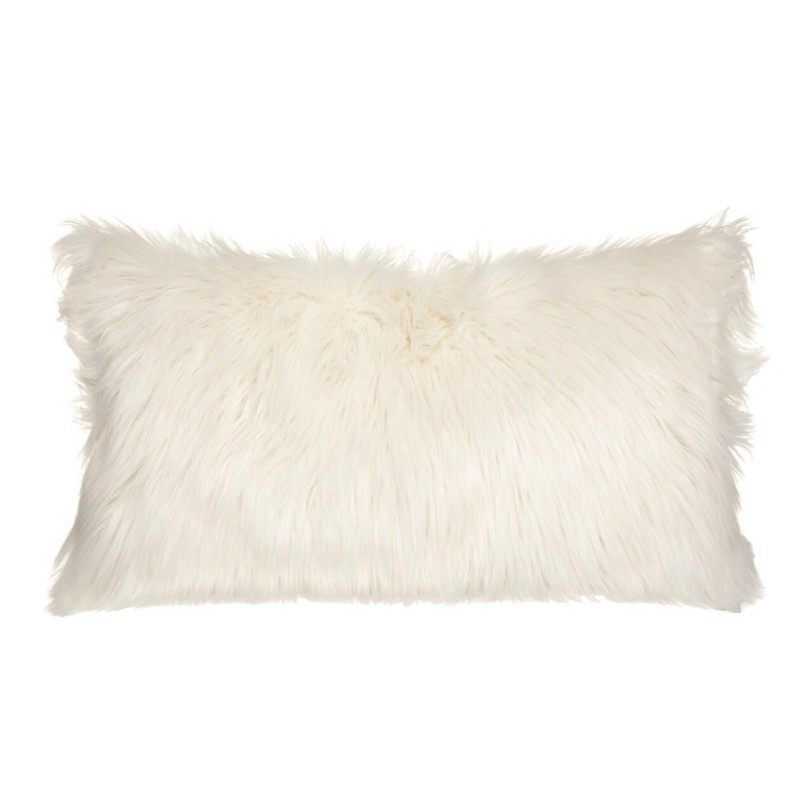 Coussin rectangulaire "Oslo" Blanc ivoire, 35x75 cm