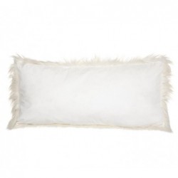 Coussin rectangulaire "Oslo" Blanc ivoire, 35x75 cm