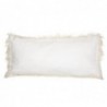 Coussin rectangulaire "Oslo" Blanc ivoire, 35x75 cm