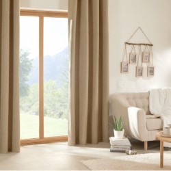 Rideau isolant/occultant "Soana" Beige, 140x260 cm