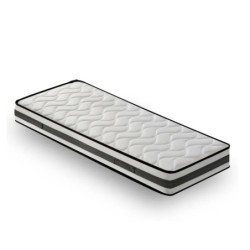 Matelas Mousse 90x200 Cm FENIS - Réversible - Côté Été/hiver - Epaisseur 20 Cm