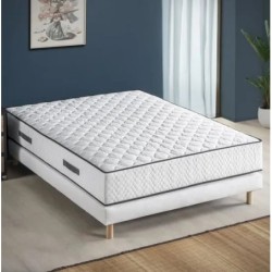 Ensemble matelas + sommier 140 x 190 cm - 580 Ressorts ensachés