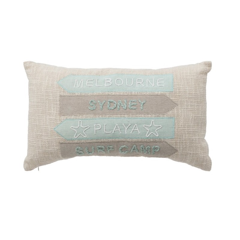 Coussin "Australie"
Beige, Bleu, 30x50 cm