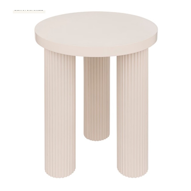 Table à café "Tella" Beige, D.40 cm