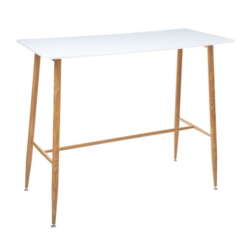 Table à manger bar "Roka"
Blanc, L.120 cm