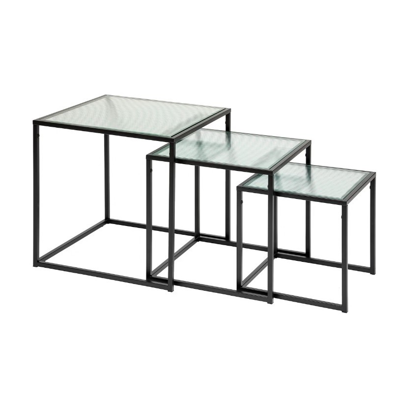 Tables gigognes "Aldir"
Noir, L.35/ L.42/50 cm