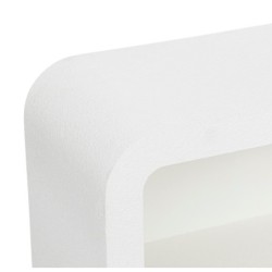 Meuble 4 niches Soleya Blanc, 75x30 cm