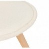 Chaise "Baya", pieds hêtre
Bouclette, Blanc