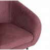 Fauteuil Velours, Prune