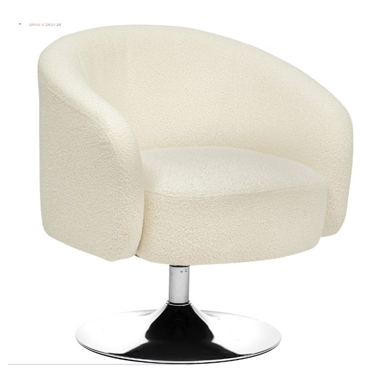 Fauteuil "Edith"
Bouclette, blanc