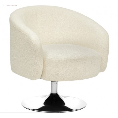 Fauteuil "Edith"
Bouclette, blanc